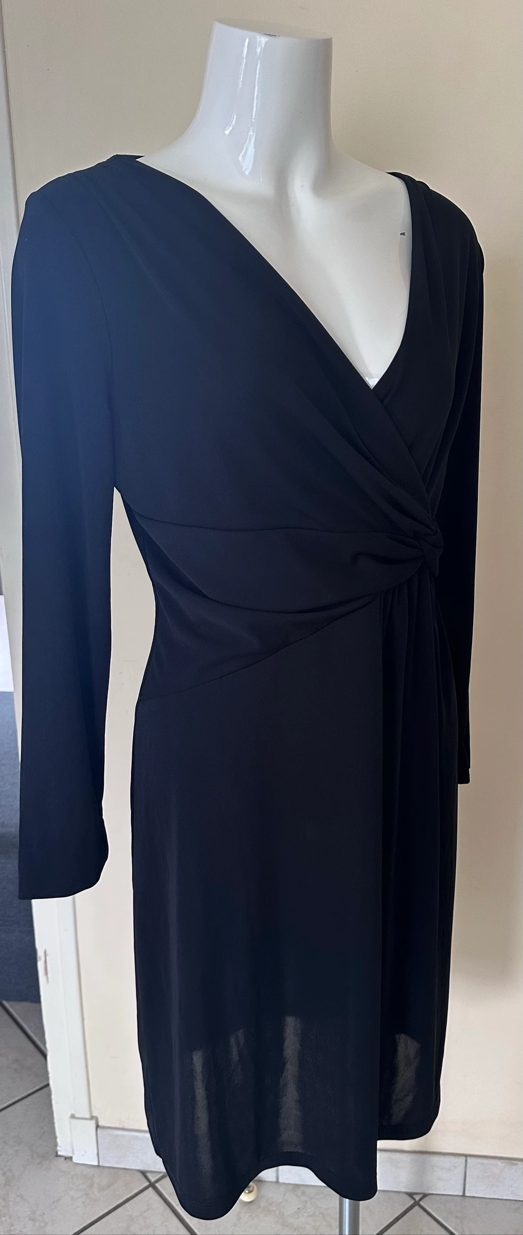 Chic Black Sublime Dress Jacqueline Riu – Size 44 – Impeccable Condition – photo 4